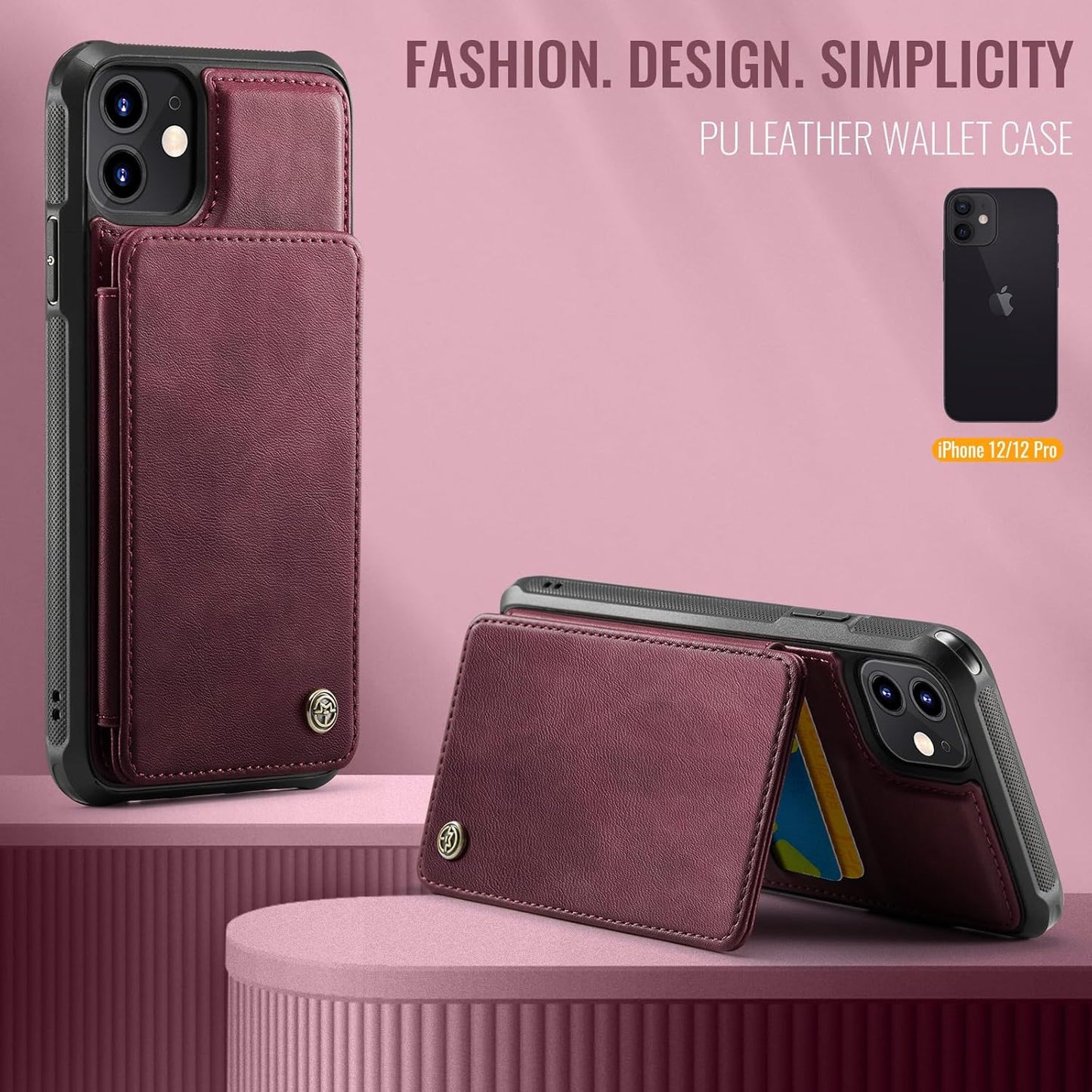Vinich Apple iPhone 11 Pro Max - Burgundy