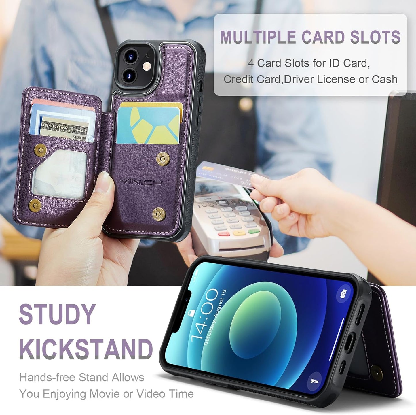 Vinich Apple iPhone 12 - Purple