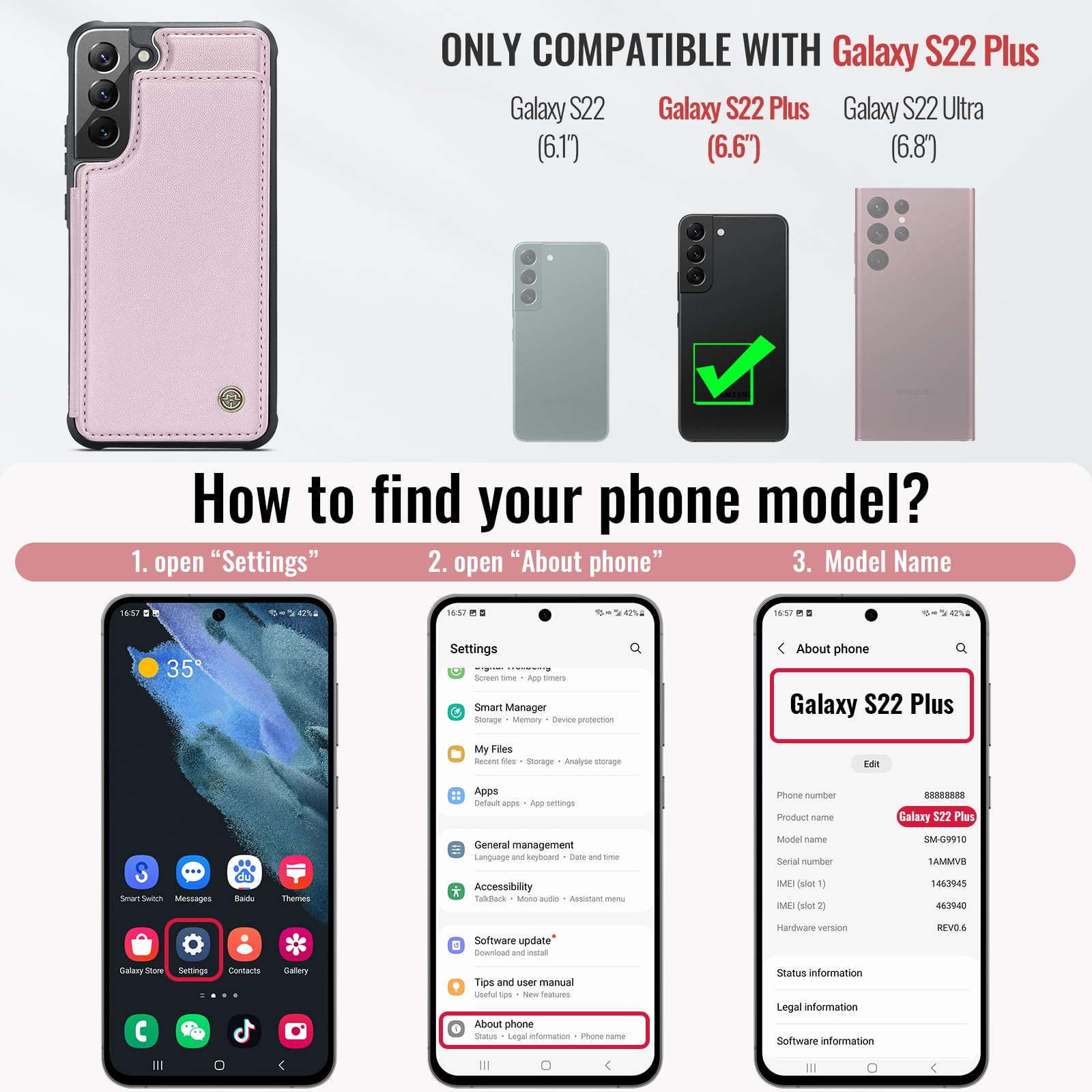 Samsung Galaxy S22 Plus - Pink