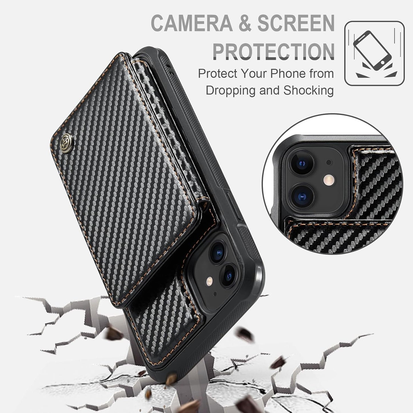 Vinich Apple iPhone 12 - Carbon Black