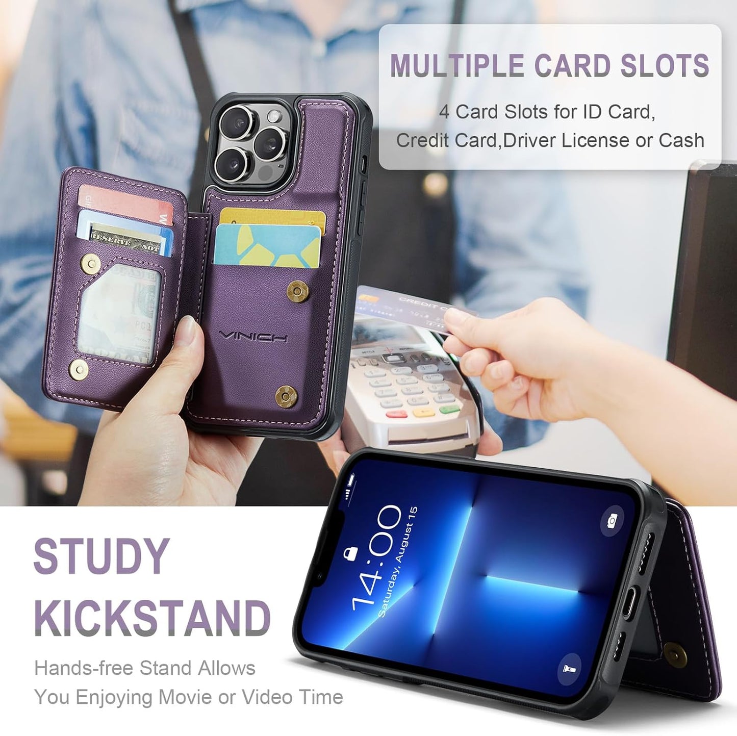 Vinich Apple iPhone 13 Pro Max - Purple