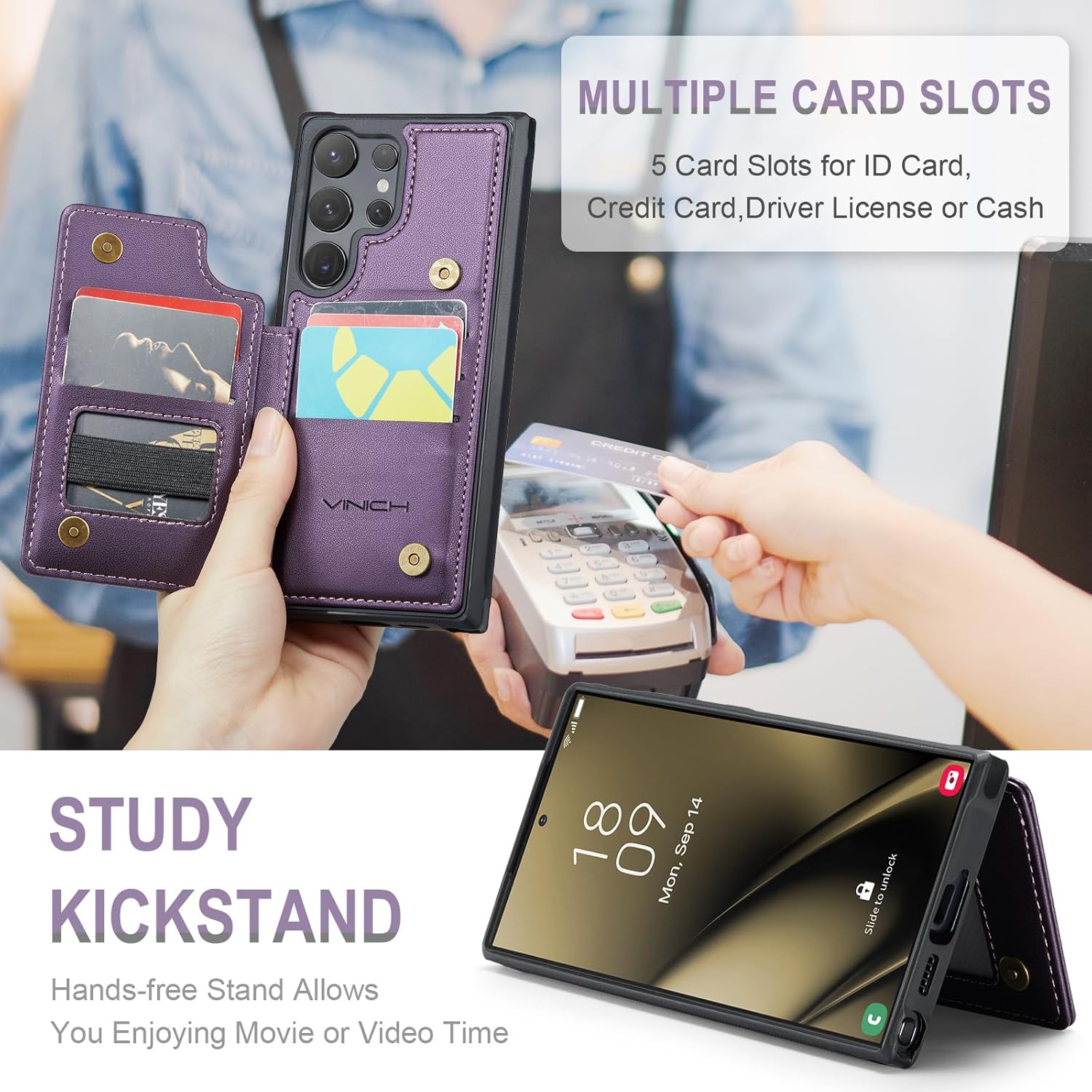 Vinich Samsung Galaxy S25 Ultra - Purple