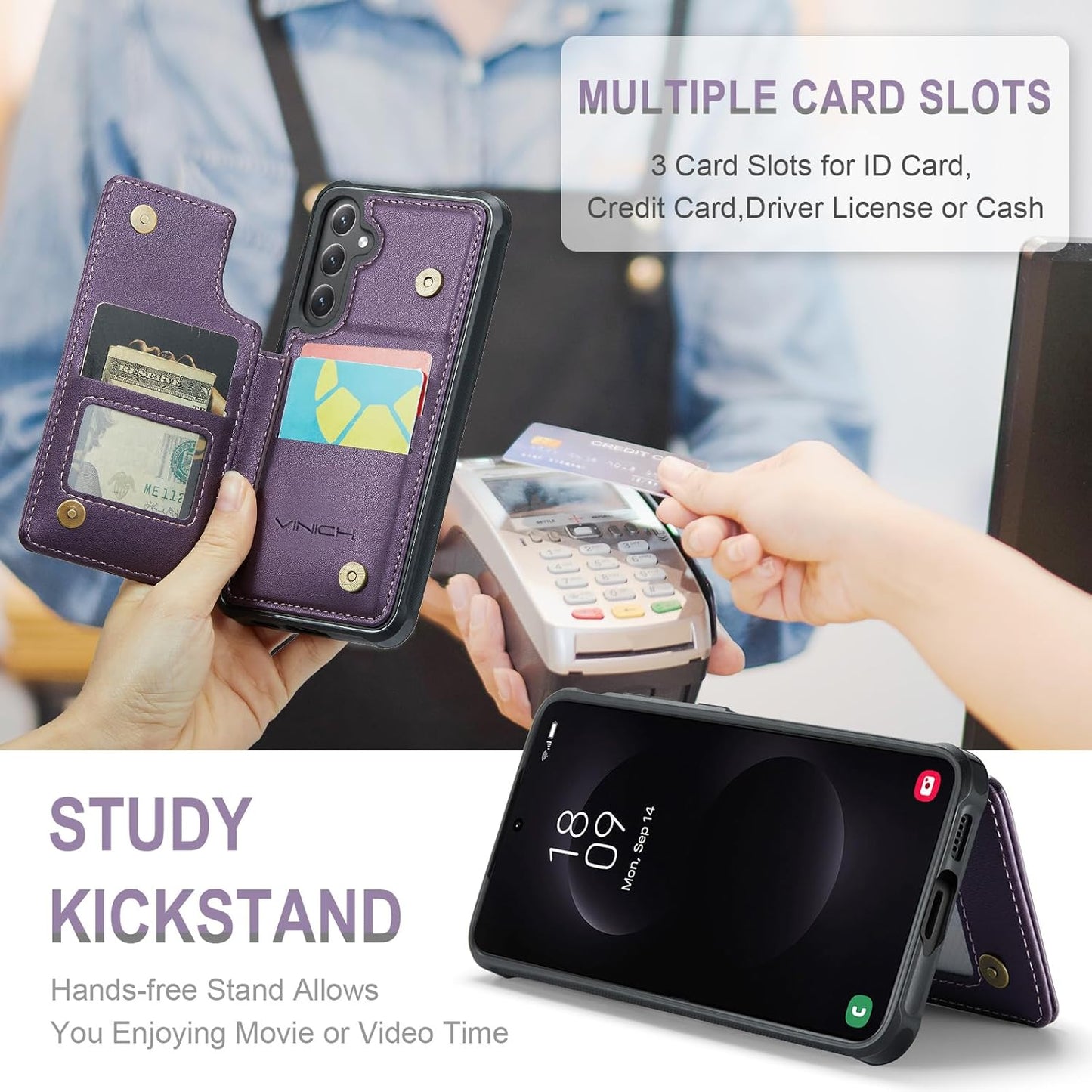 Vinich Samsung Galaxy S25 Plus - Purple