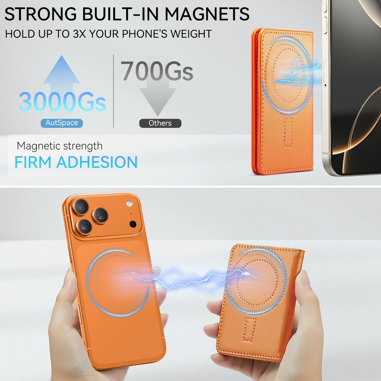 Magsafe Wallet - Orange