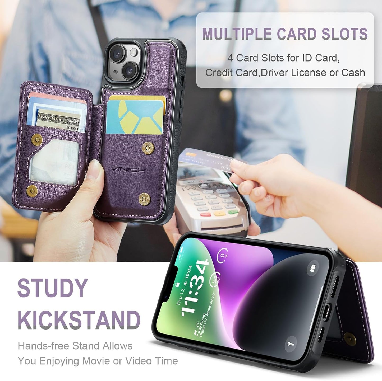 Vinich Apple iPhone 14 Plus - Purple