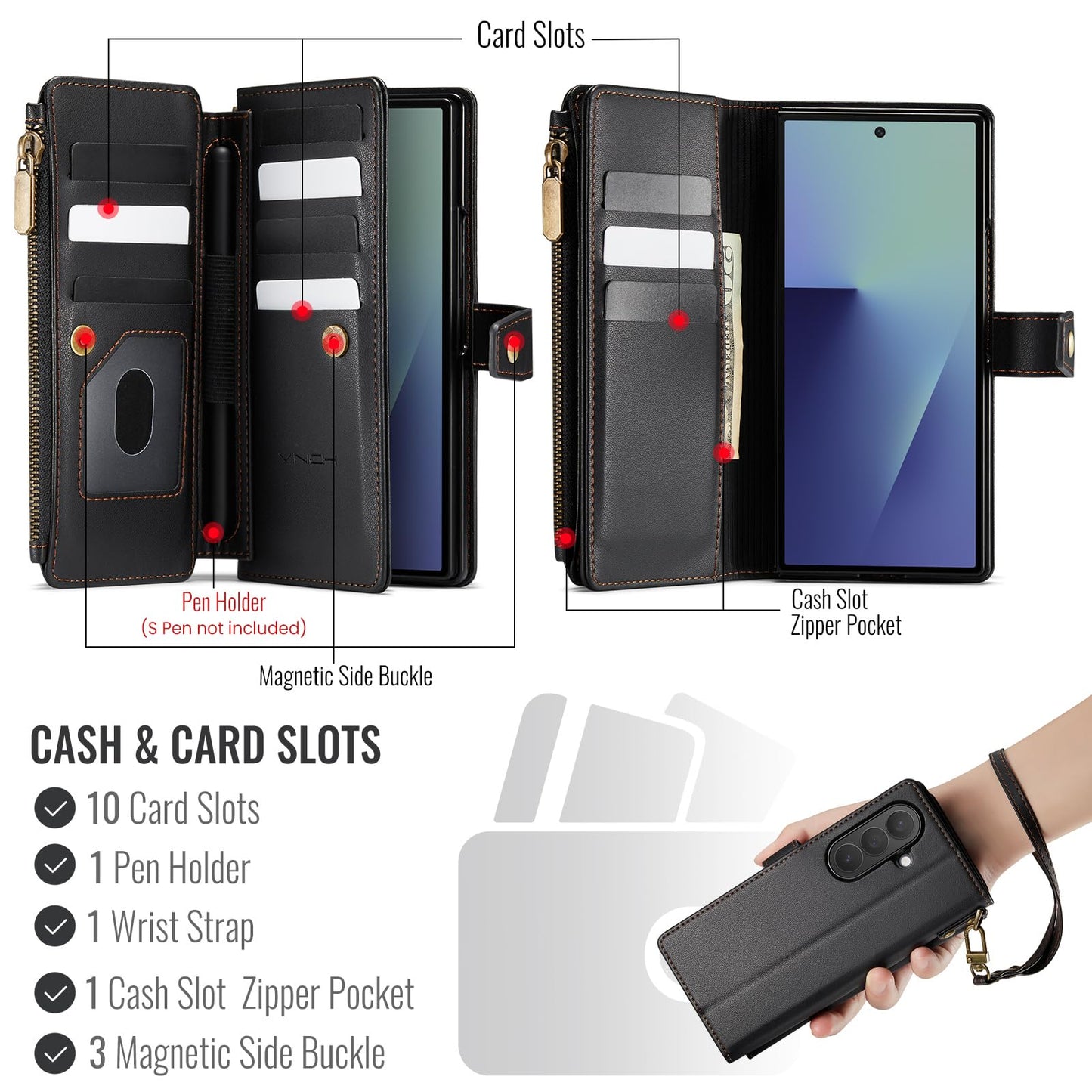 Samsung Galaxy Z Fold 7 - Black