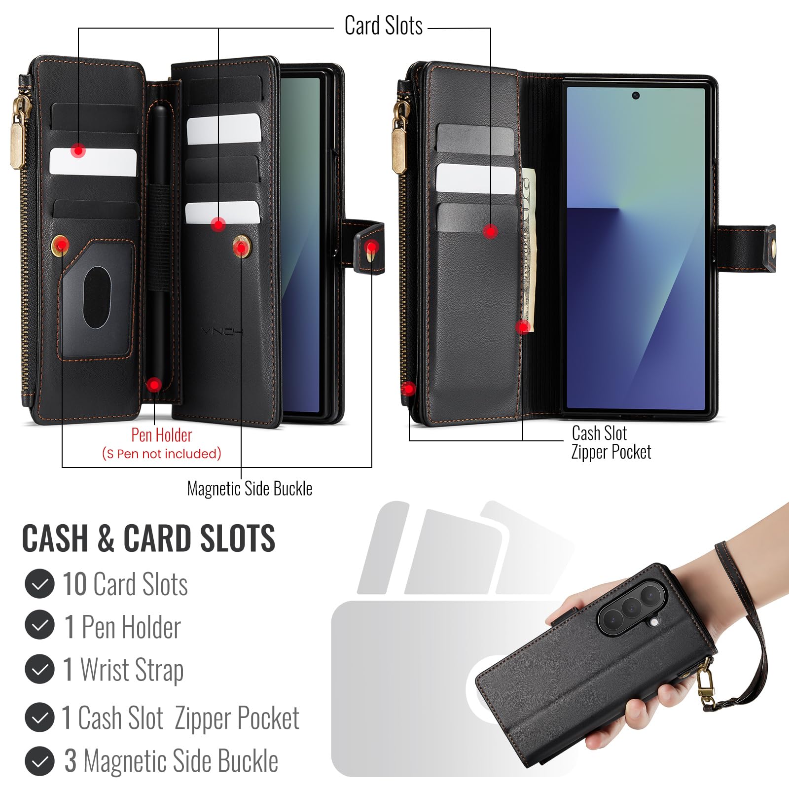 Samsung Galaxy Z Fold 7 - Black