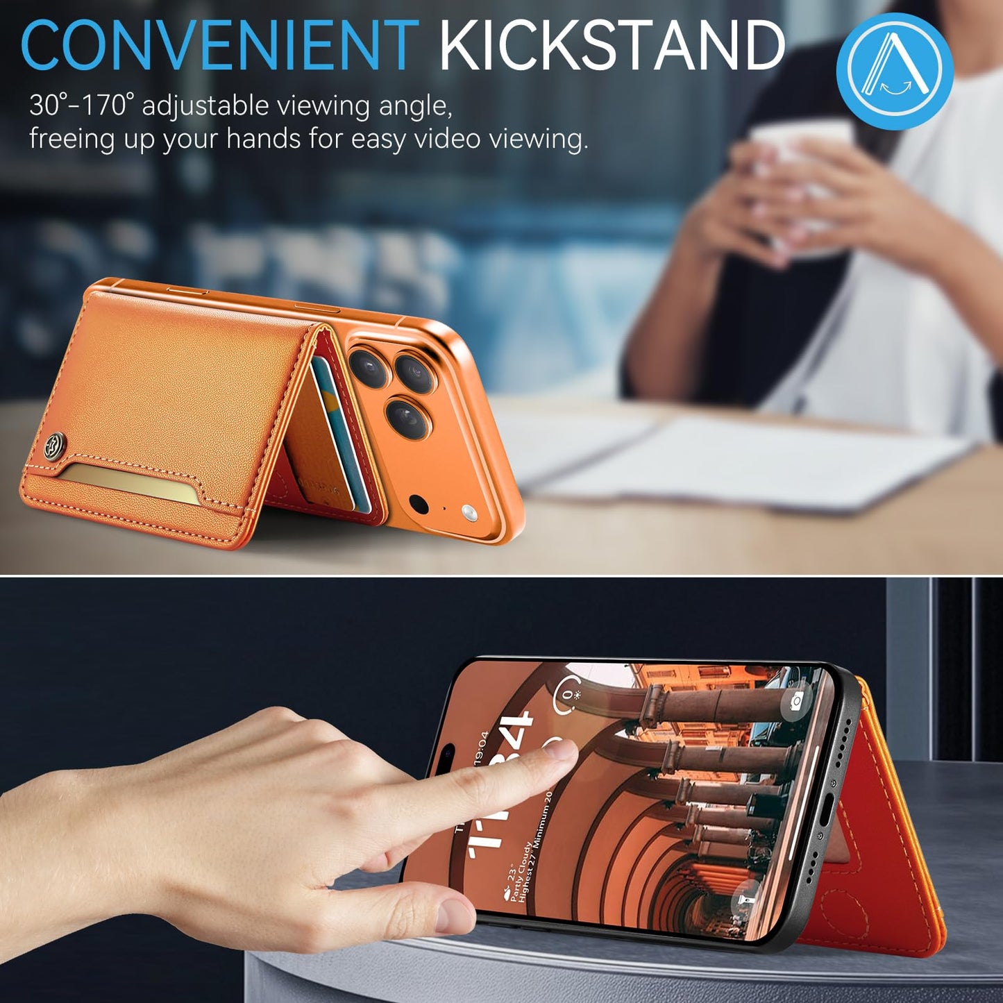 Magsafe Wallet - Orange