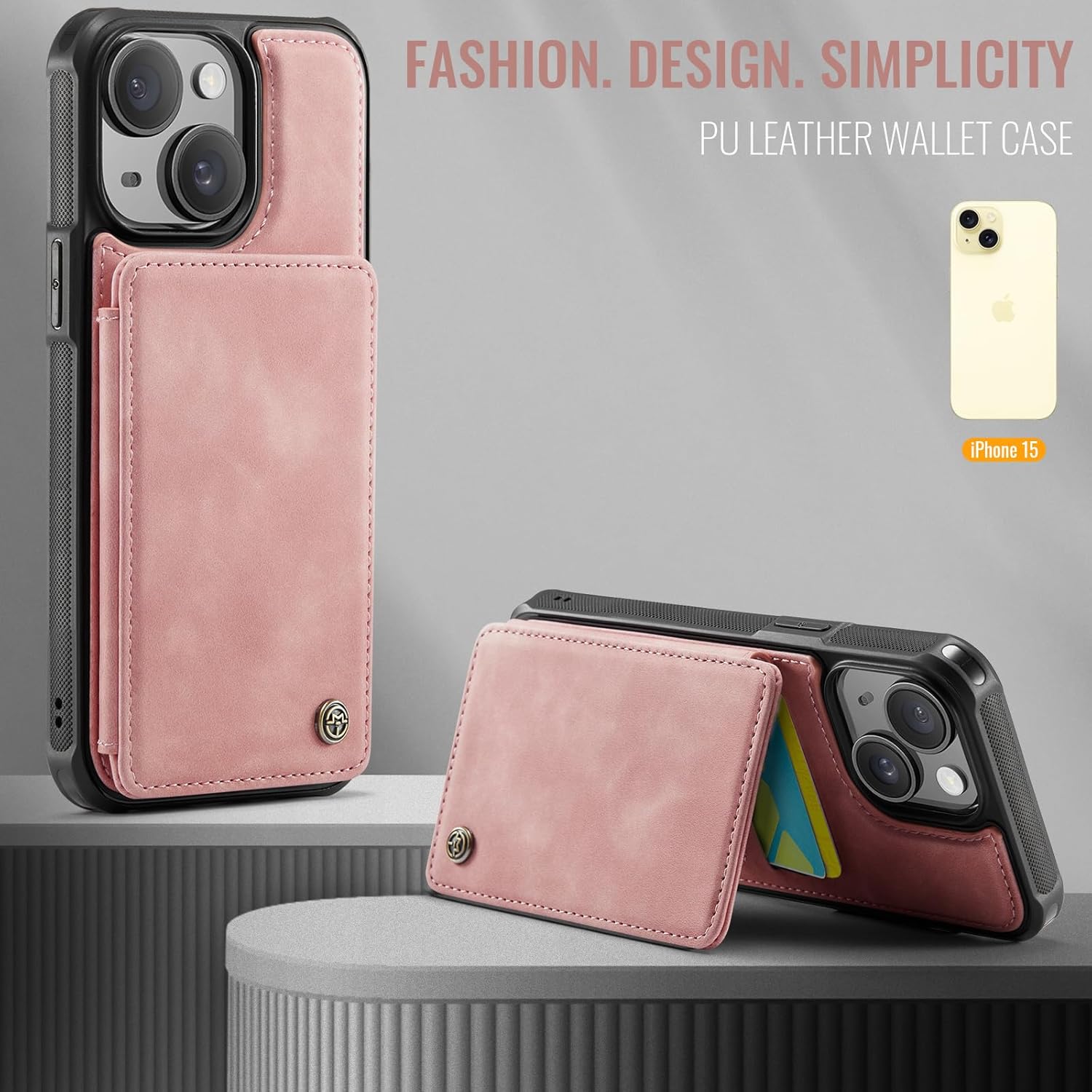 Vinich Apple iPhone 15 - Rose Pink