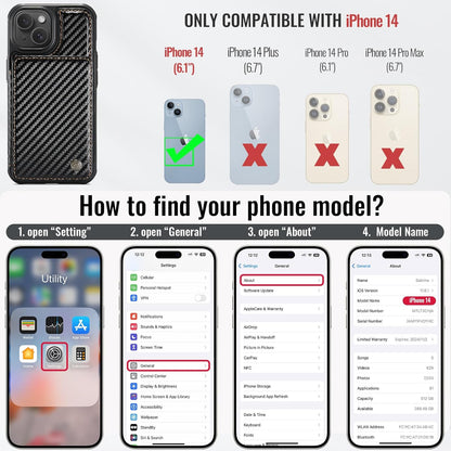 Vinich Apple iPhone 14 - Carbon Black
