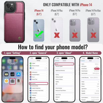Vinich Apple iPhone 14 - Wine Red