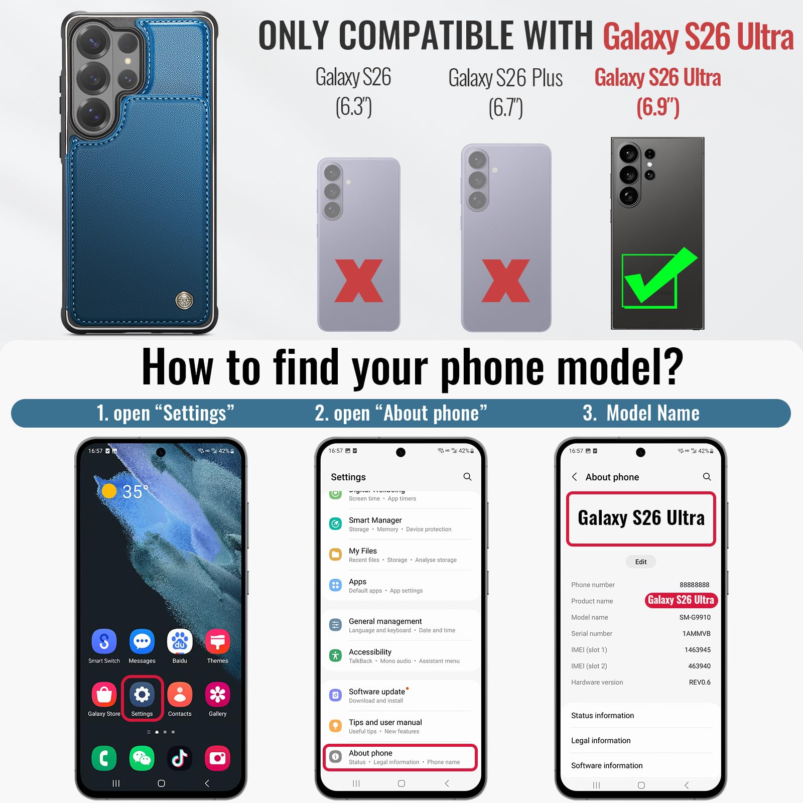 Samsung Galaxy S26 Ultra - Blue