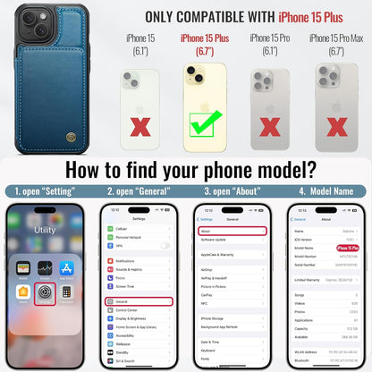 Vinich Apple iPhone 15 Plus - Blue