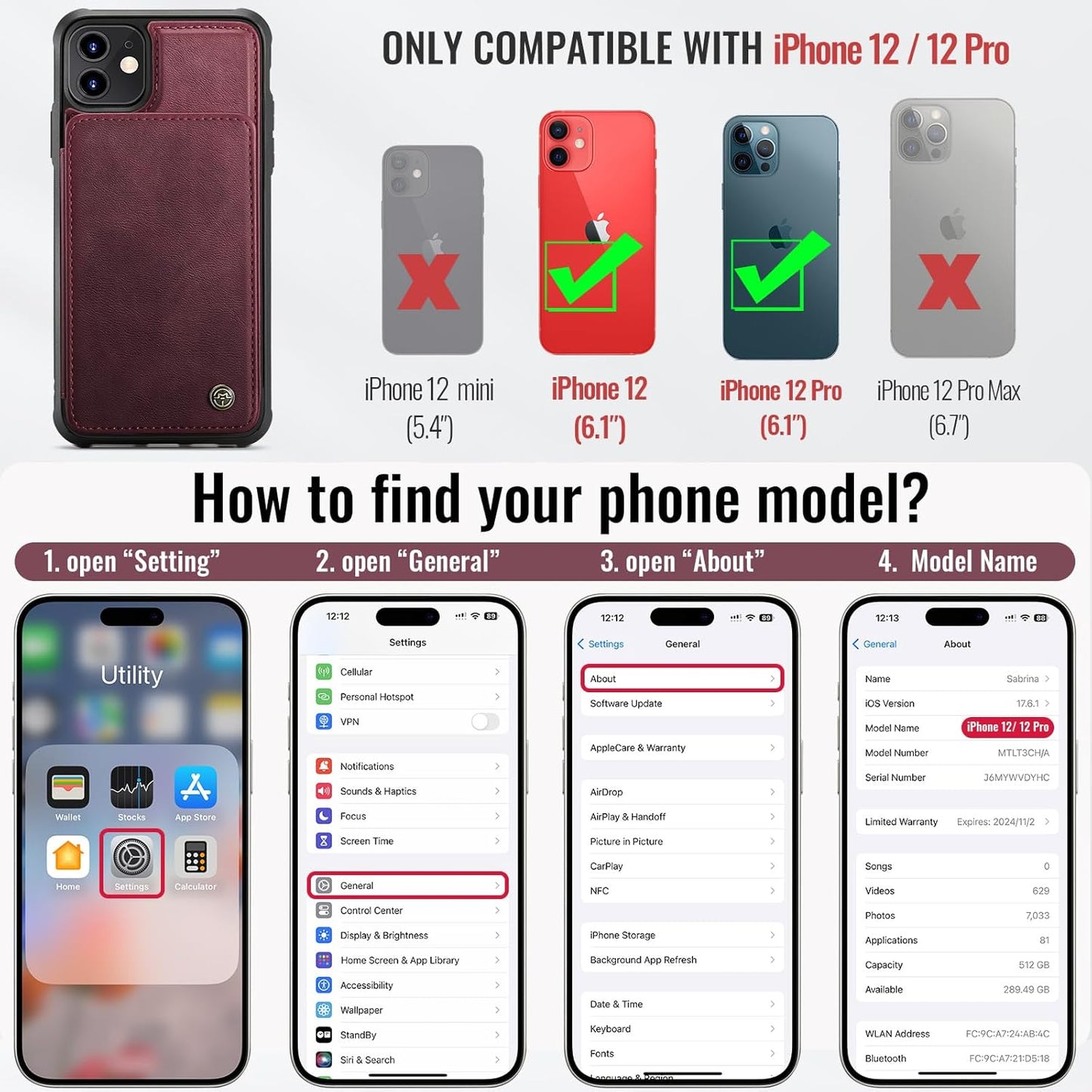 Vinich Apple iPhone 17 - Burgundy