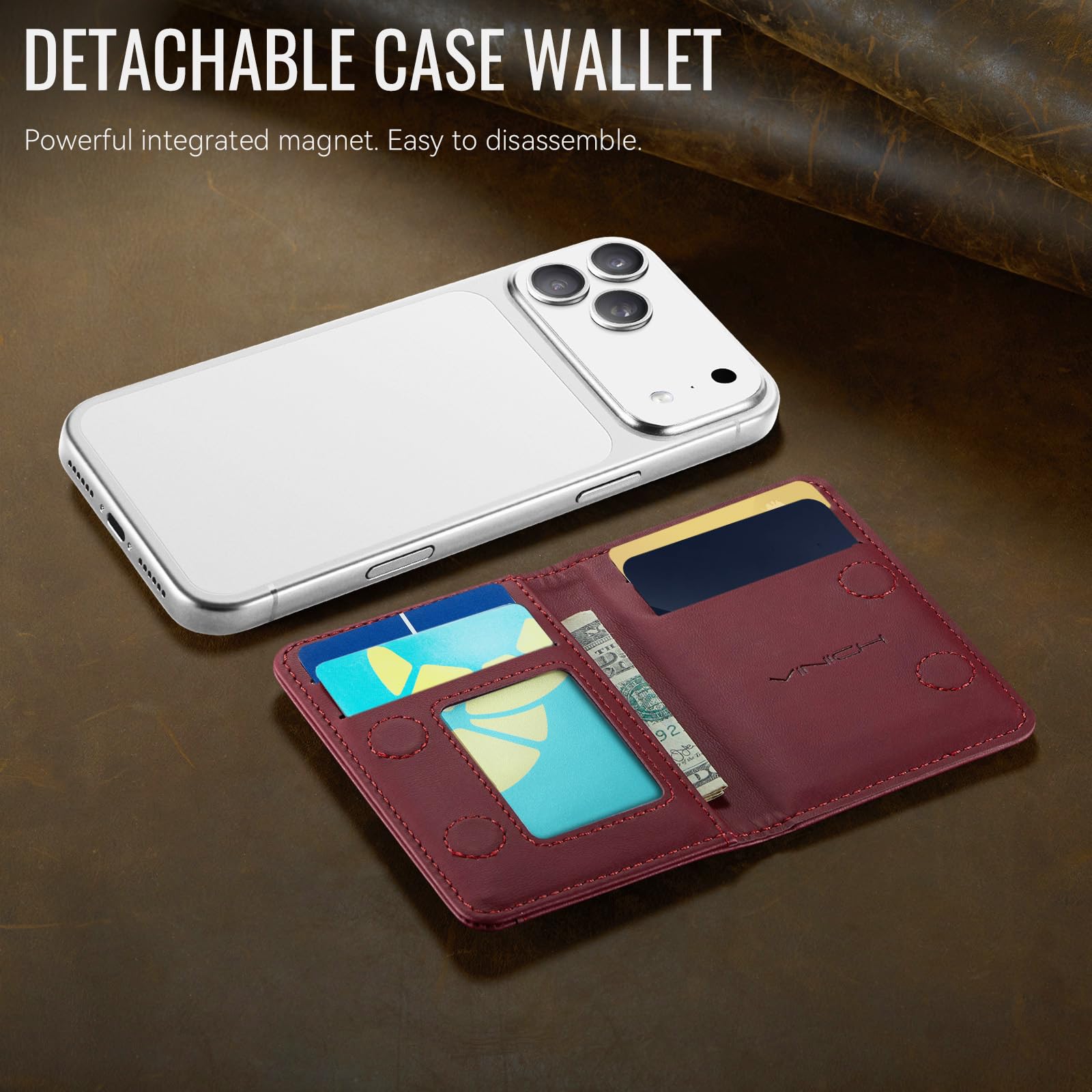 Magsafe Wallet - Burgundy