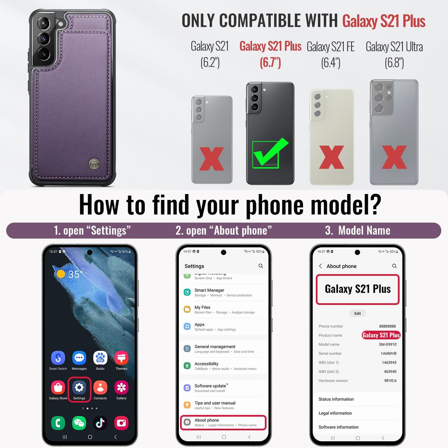 Samsung Galaxy S21 Plus - Purple