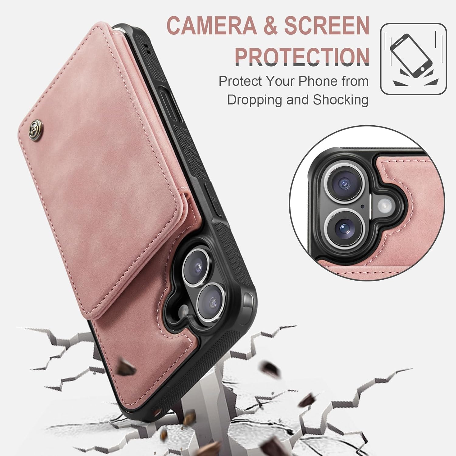 Vinich Apple iPhone 16 - Rose Pink