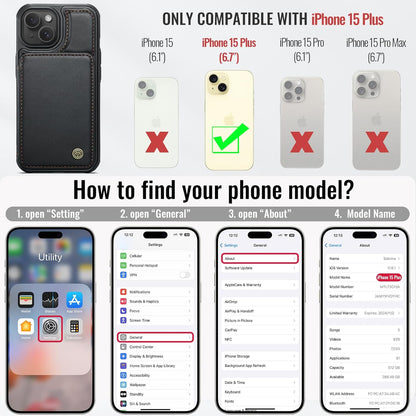 Vinich Apple iPhone 15 Plus - Black