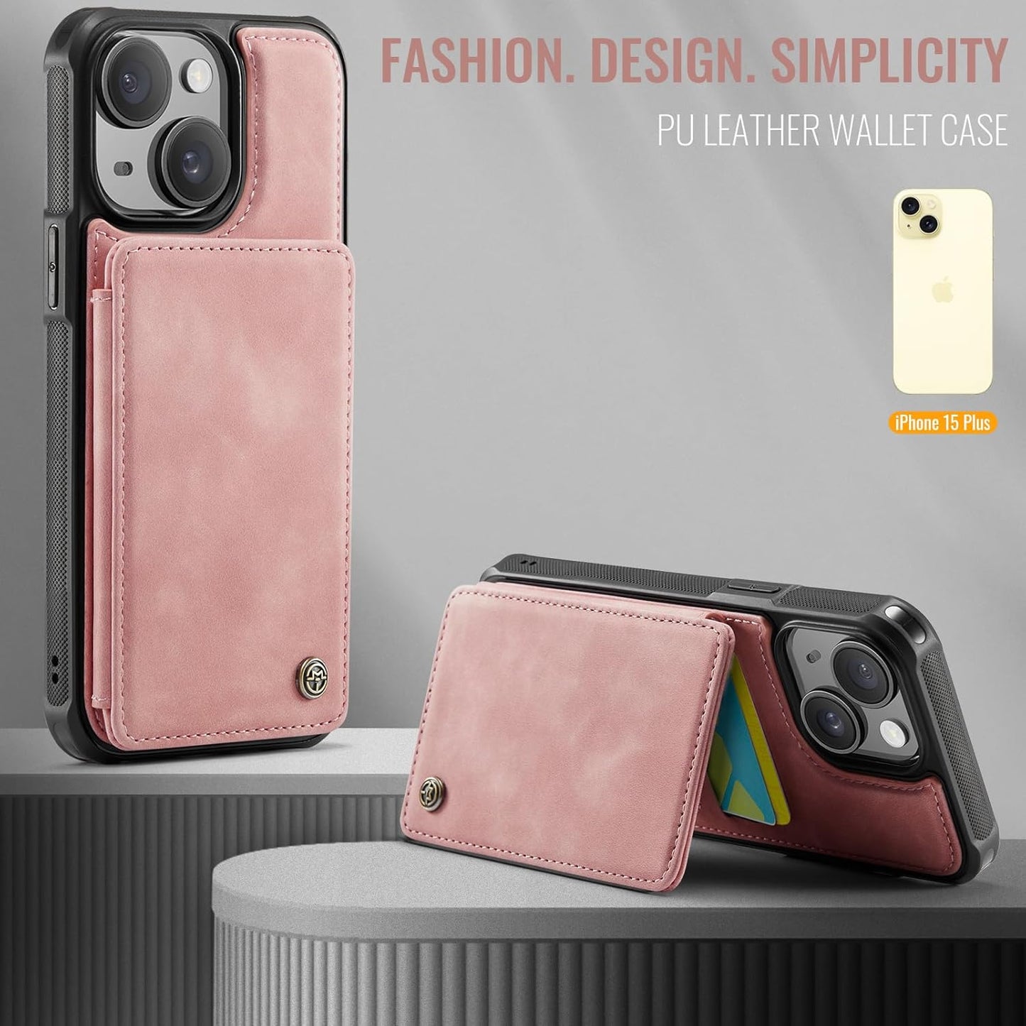 Vinich Apple iPhone 15 Plus - Rose Pink