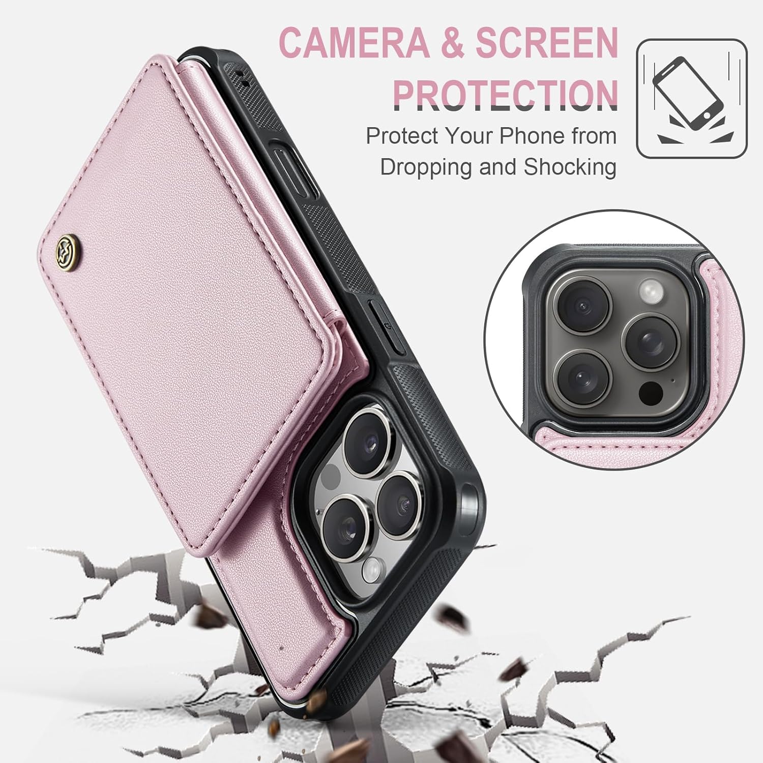 Vinich Apple iPhone 16 Pro Max - Rose Gold
