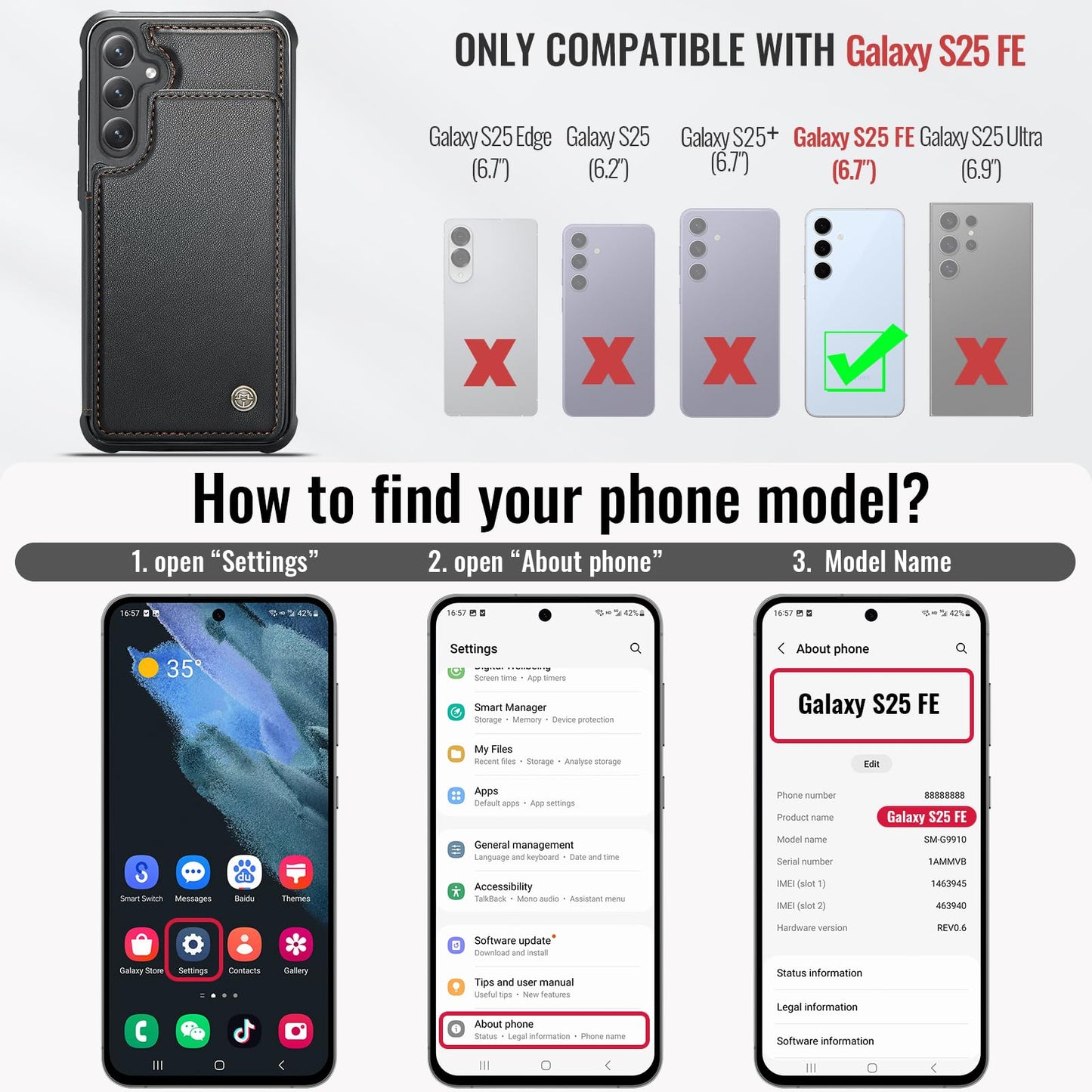 Samsung Galaxy S25 FE - Black