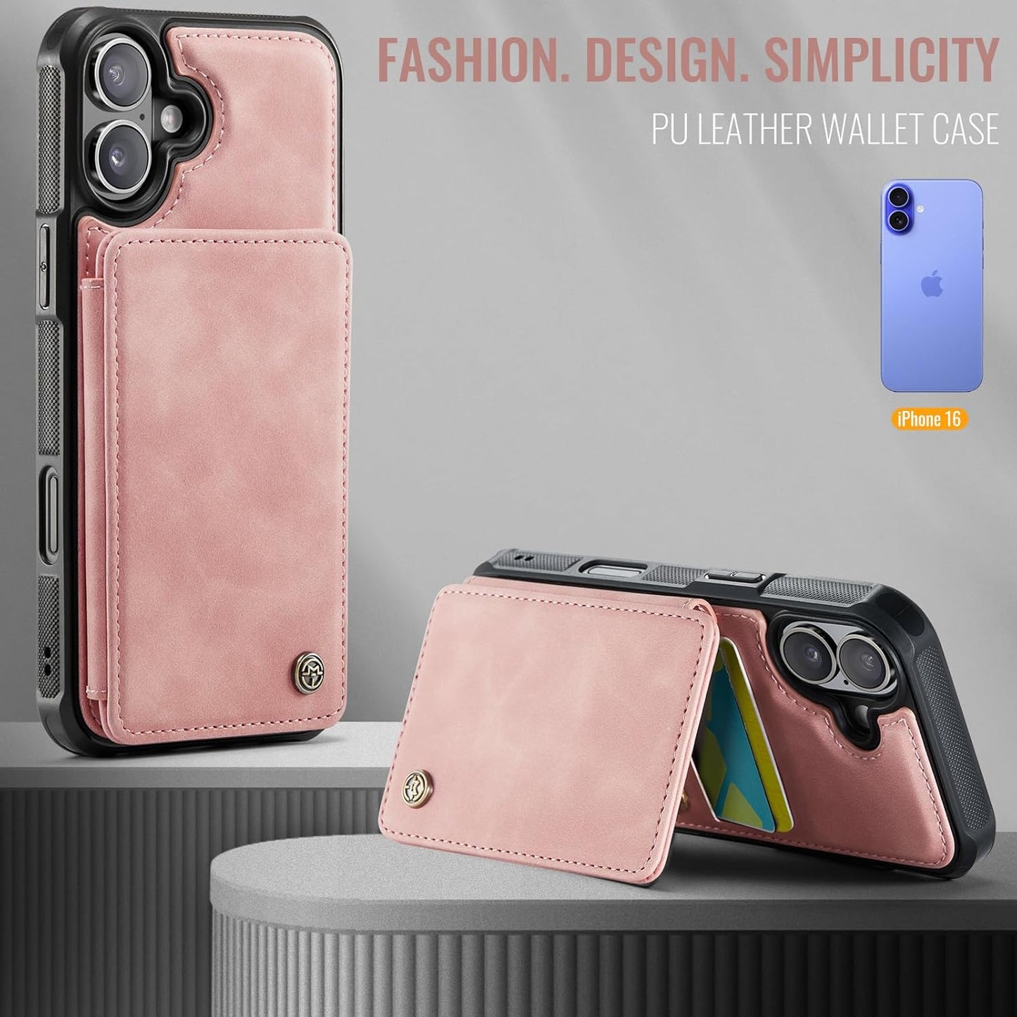 Vinich Apple iPhone 16 - Rose Pink