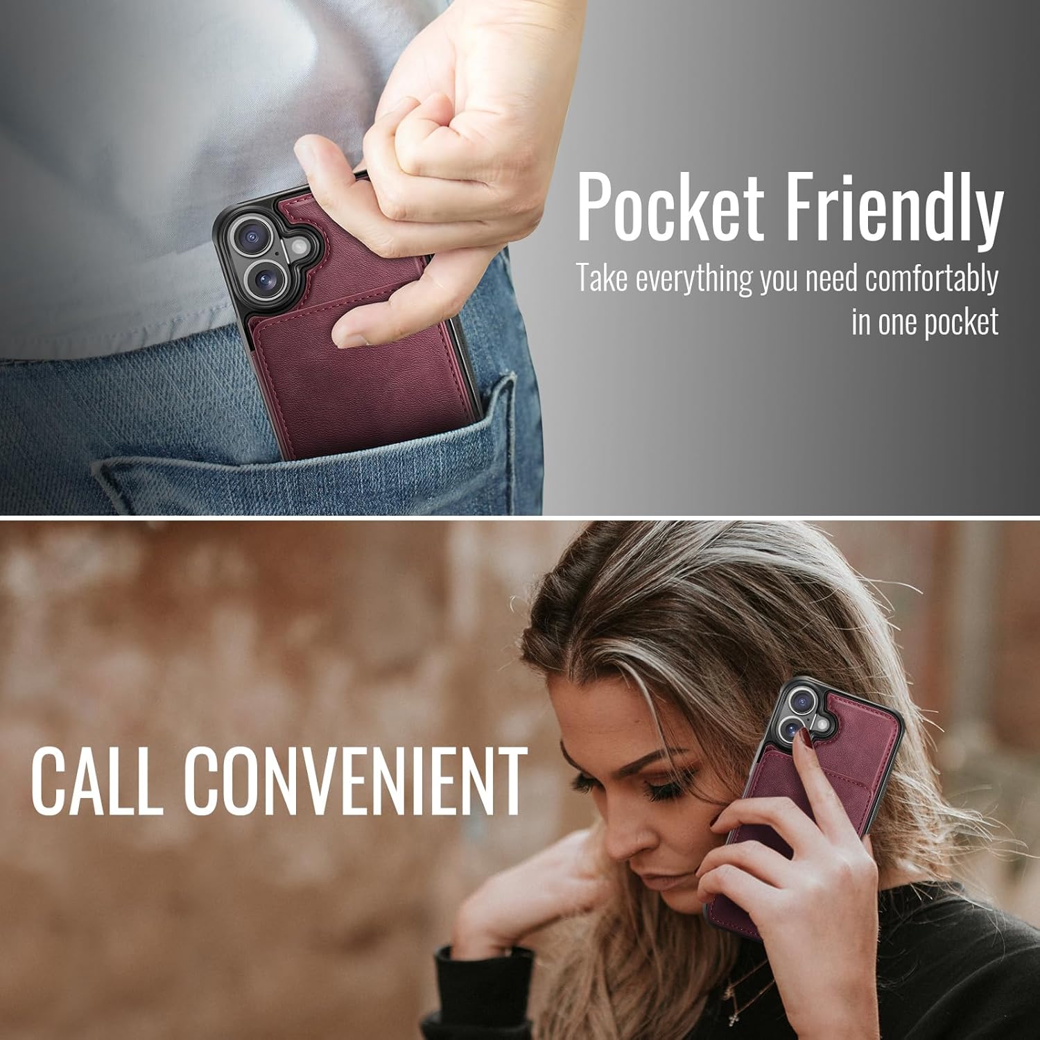 Vinich Apple iPhone 16 Plus - Burgundy