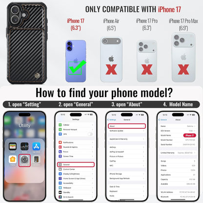 Vinich Apple iPhone 17 - Carbon Black