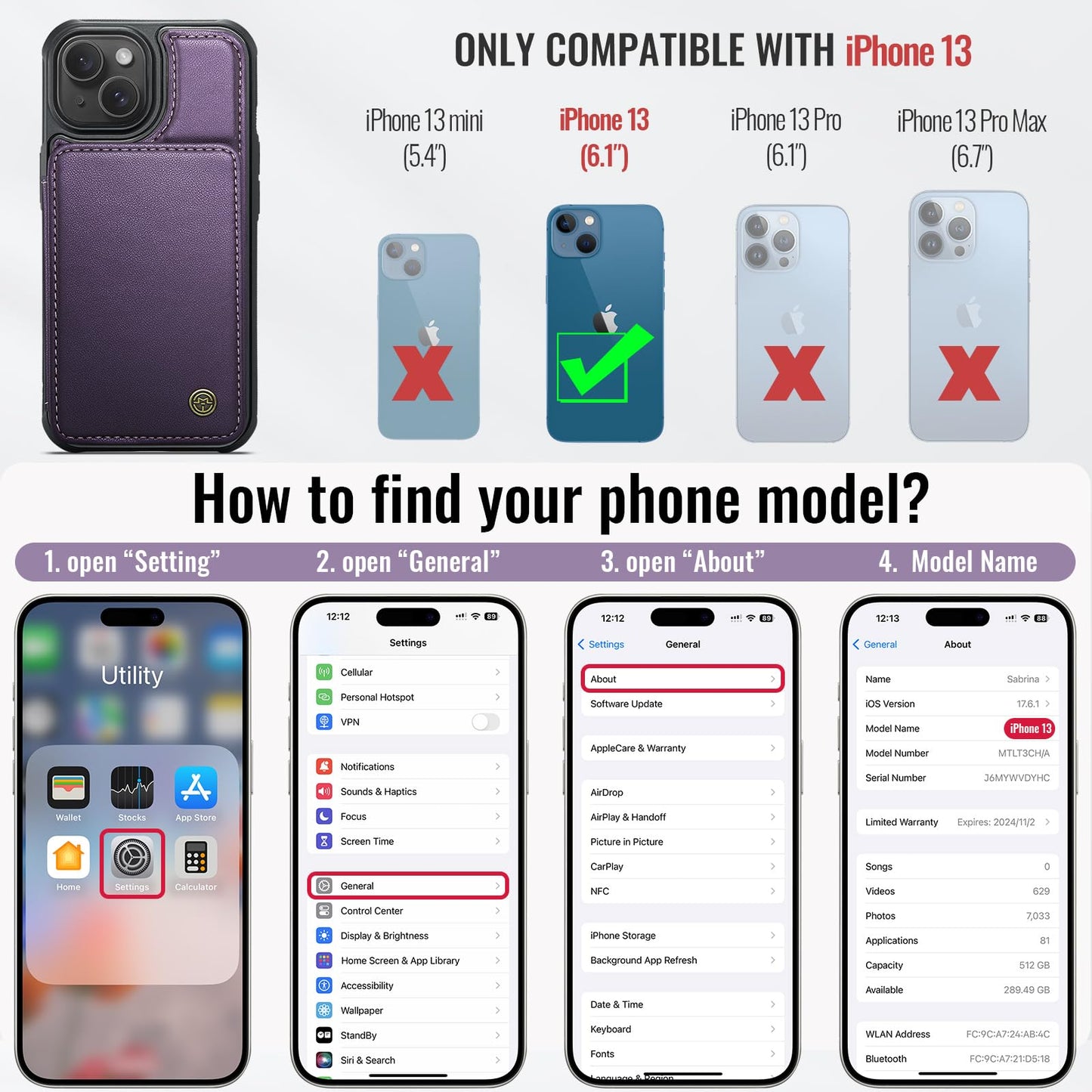 Apple iPhone 13 - Purple