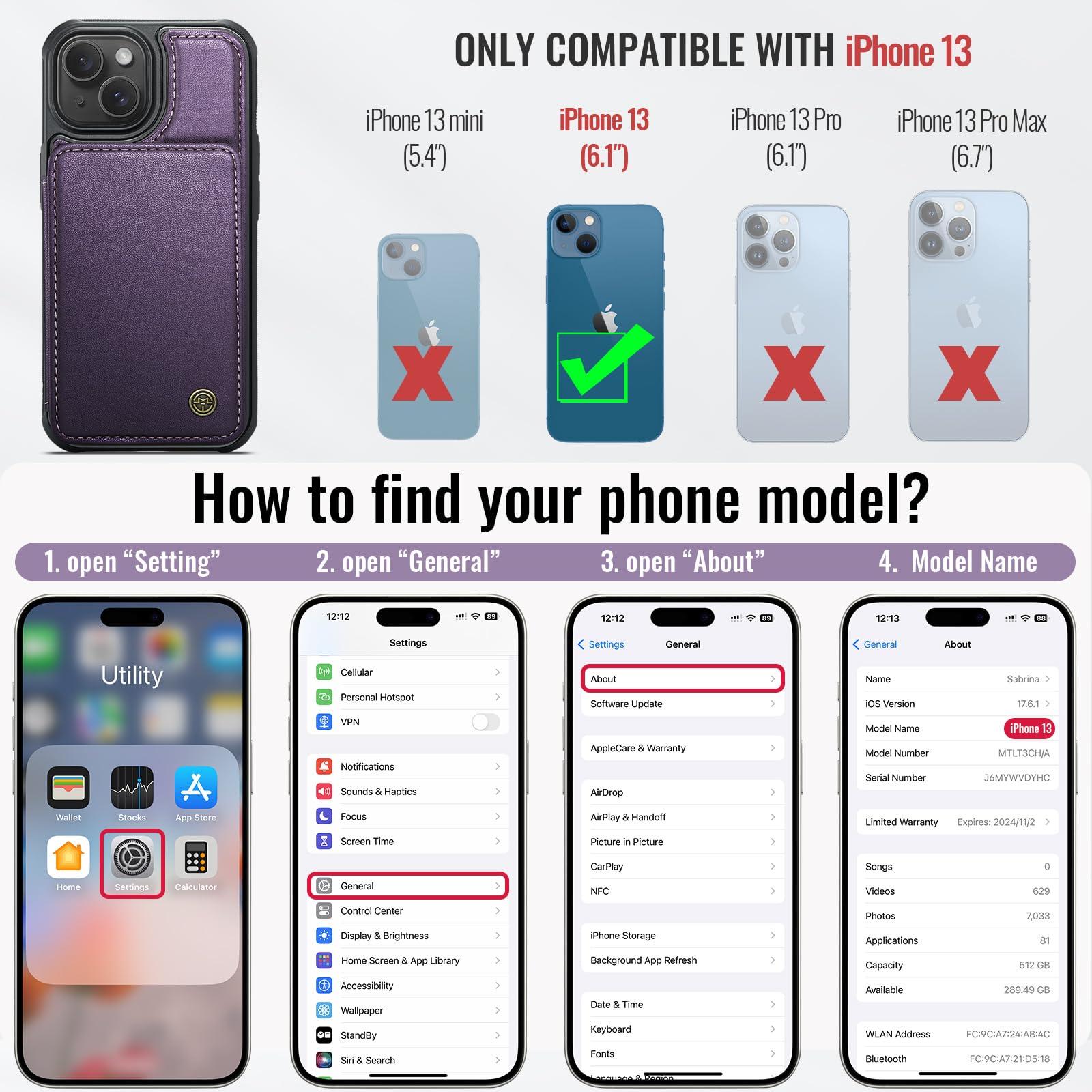 Apple iPhone 13 - Purple