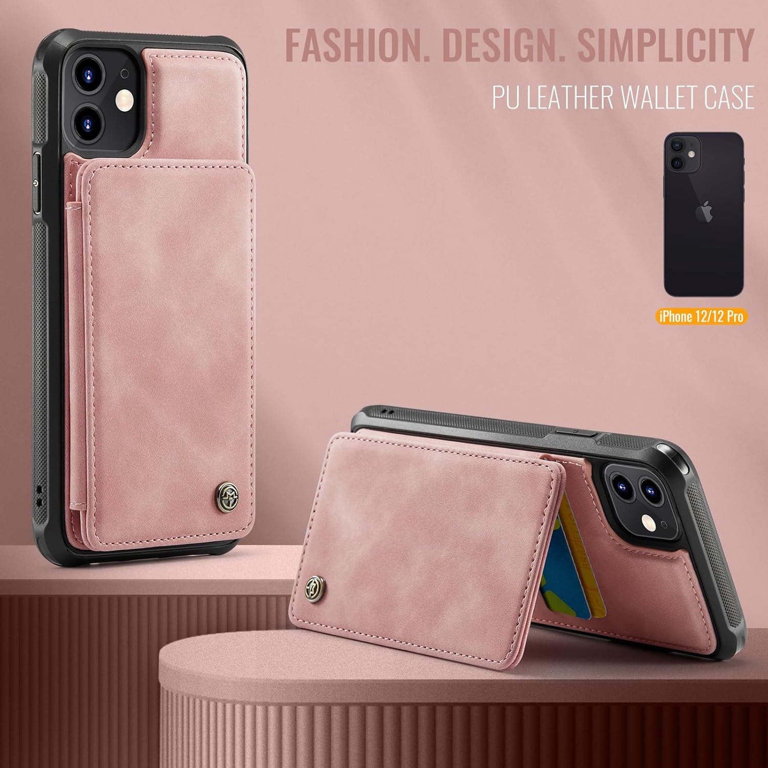 Vinich Apple iPhone 12 - Rose Pink