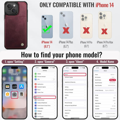 Vinich Apple iPhone 14 - Burgundy