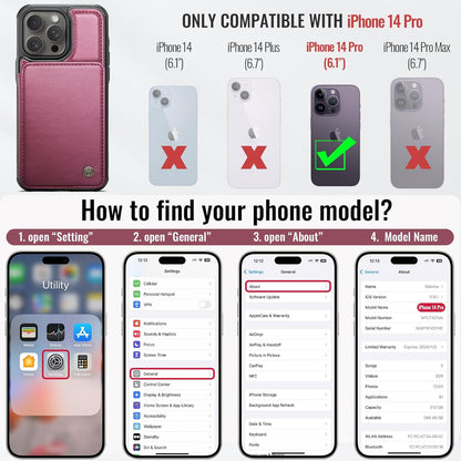 Vinich Apple iPhone 14 Pro - Wine Red