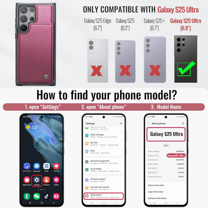 Vinich Samsung Galaxy S25 Ultra - Wine Red