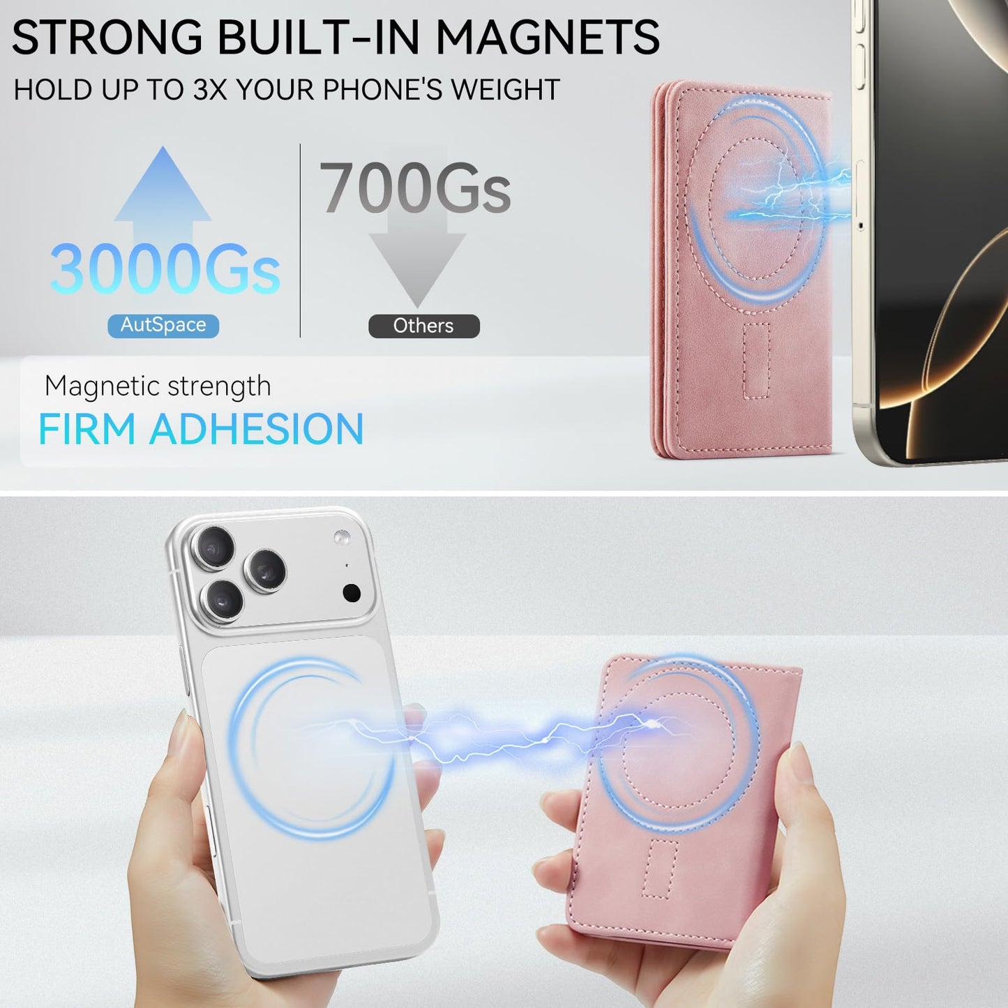 Magsafe Wallet - Rose Pink