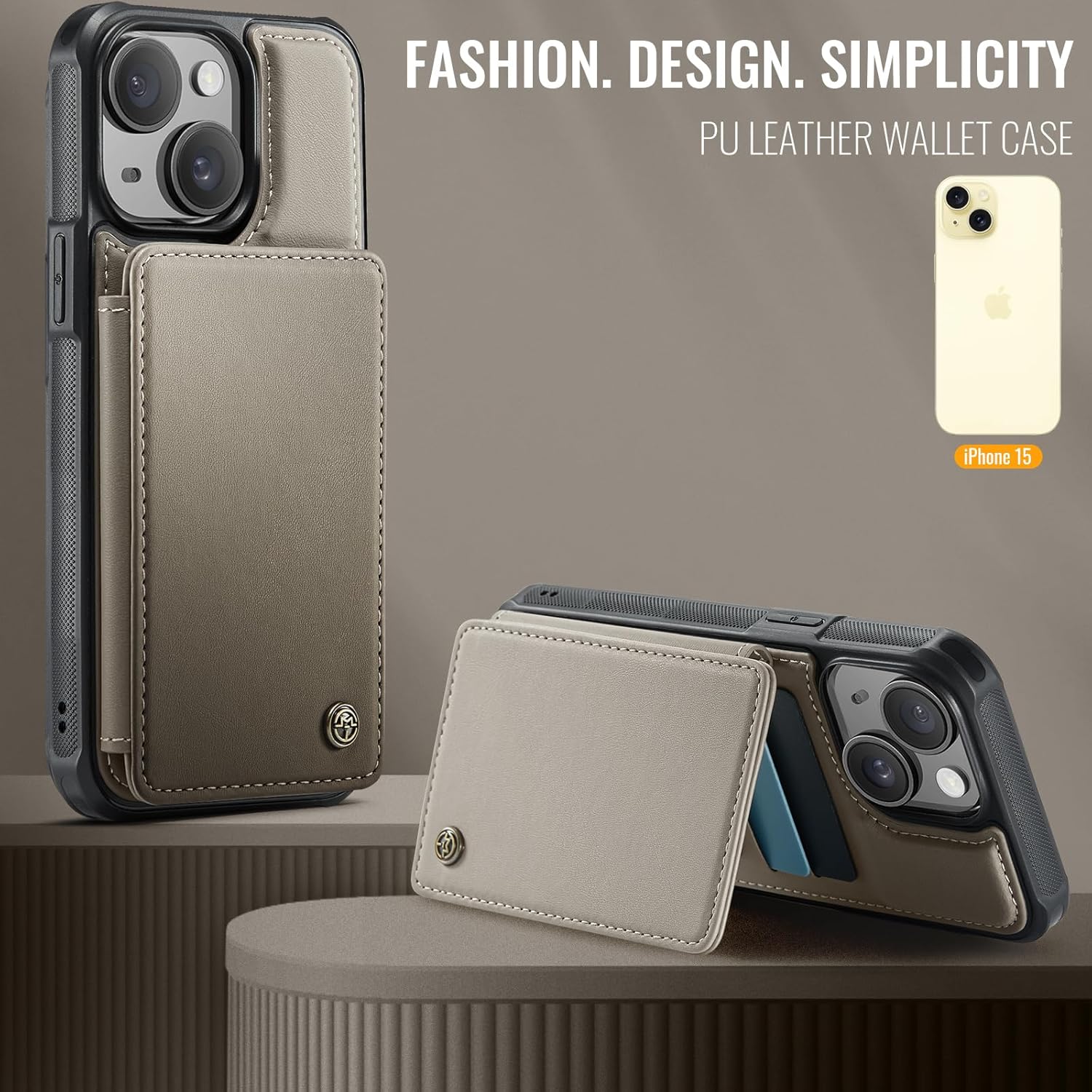 Vinich Apple iPhone 15 Plus - Gray