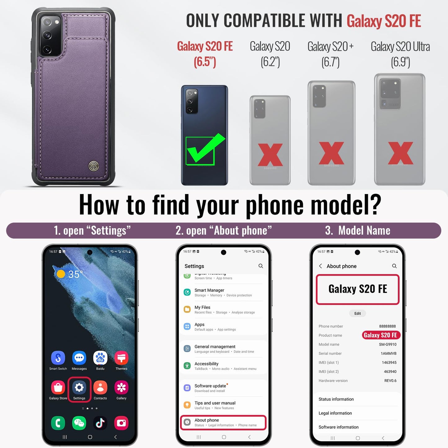 Samsung Galaxy S20 FE - Purple