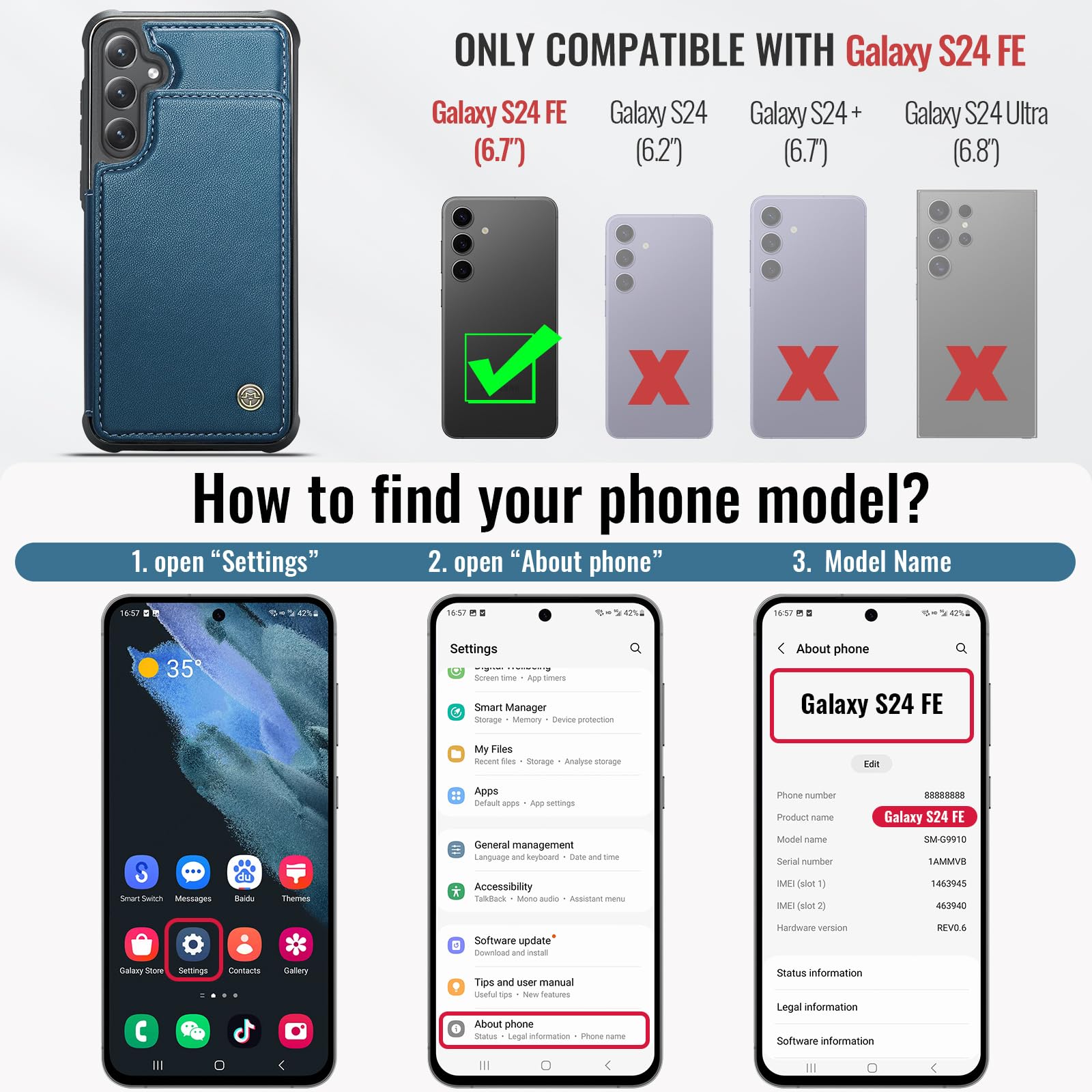 Samsung Galaxy S24 FE - Blue