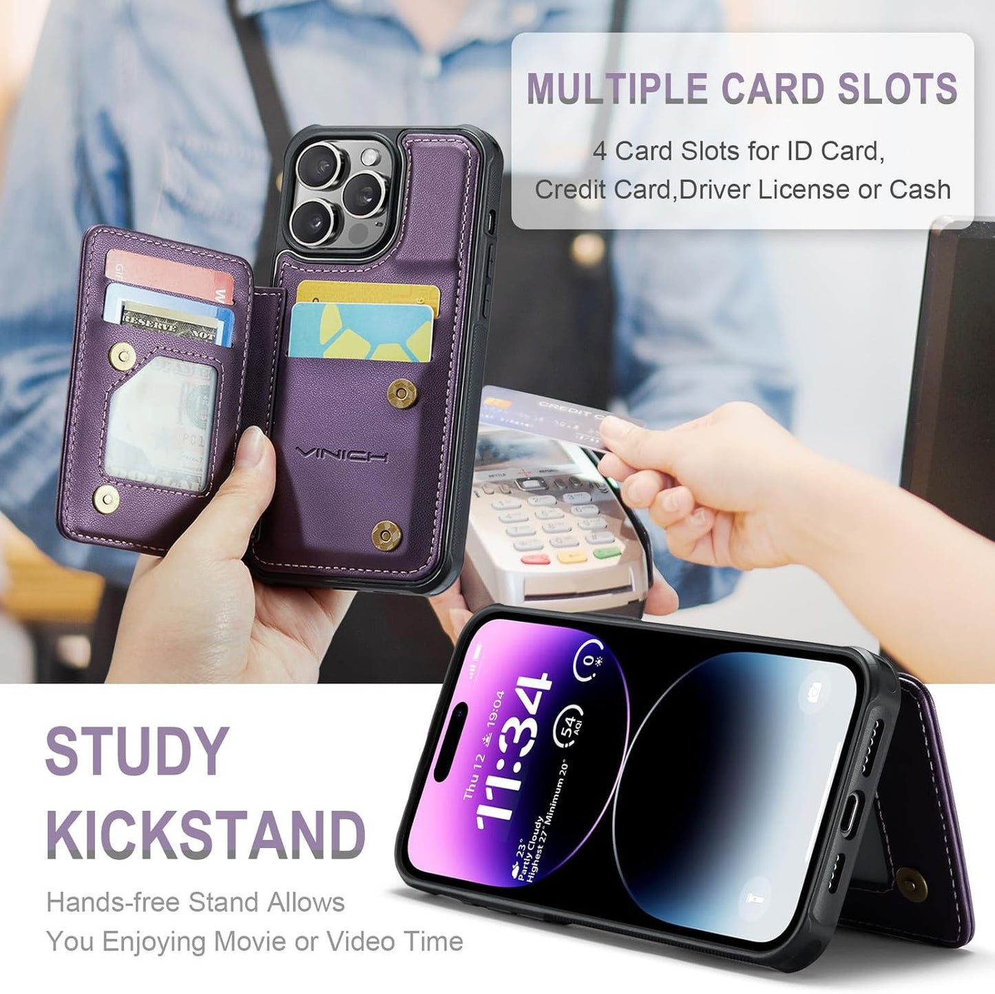 Vinich Apple iPhone 14 Pro Max - Purple