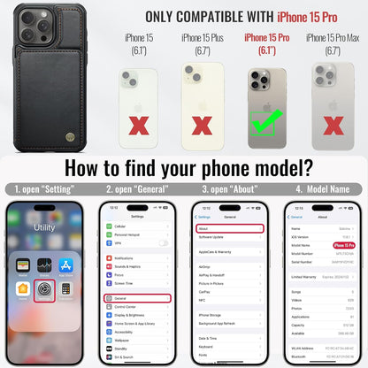 Vinich Apple iPhone 15 Pro - Black