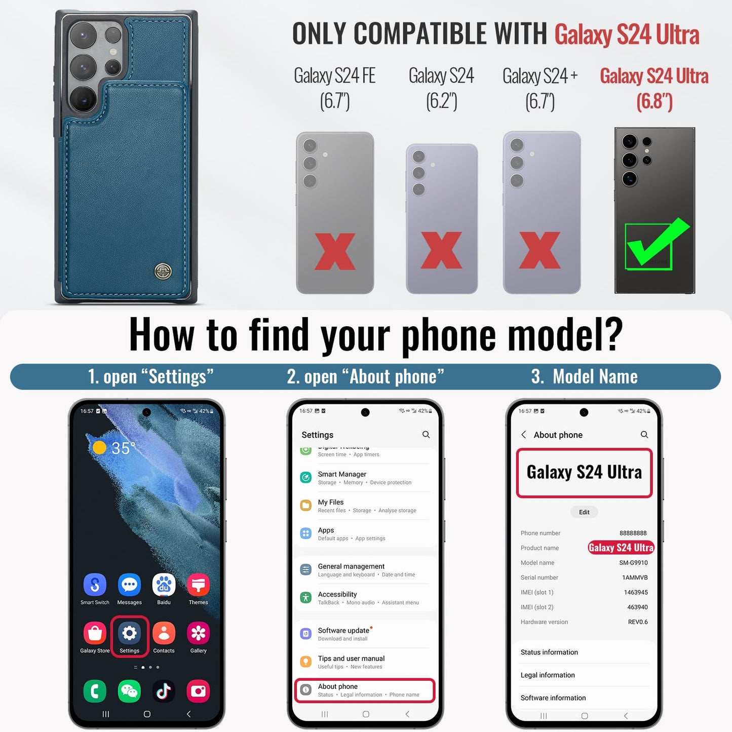 Samsung Galaxy S24 Ultra - Blue