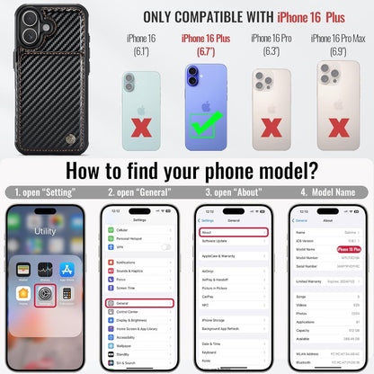 Vinich Apple iPhone 16 Plus - Carbon Black