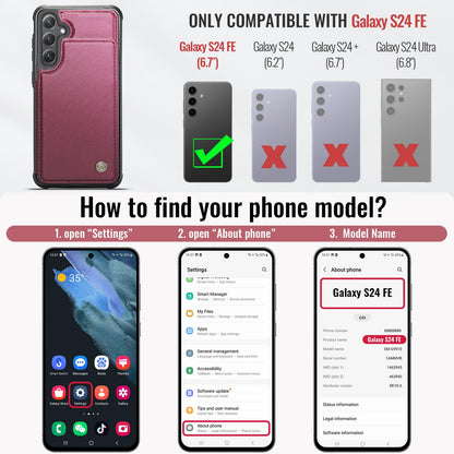 Samsung Galaxy S24 FE - Wine Red