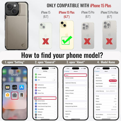 Vinich Apple iPhone 15 Plus - Gray