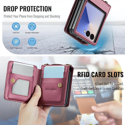 Vinich Samsung Galaxy Z Flip 7 - Wine Red