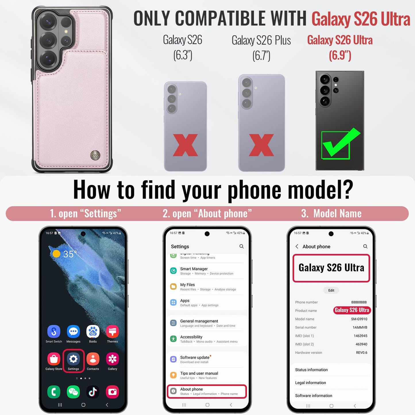 Samsung Galaxy S26 Ultra - Pink