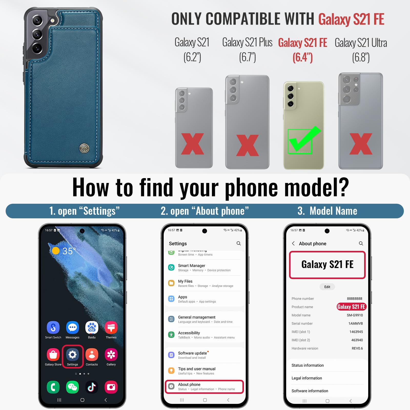 Samsung Galaxy S21 FE - Blue