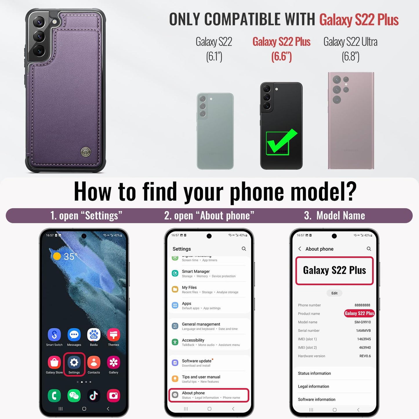 Samsung Galaxy S22 Plus - Purple