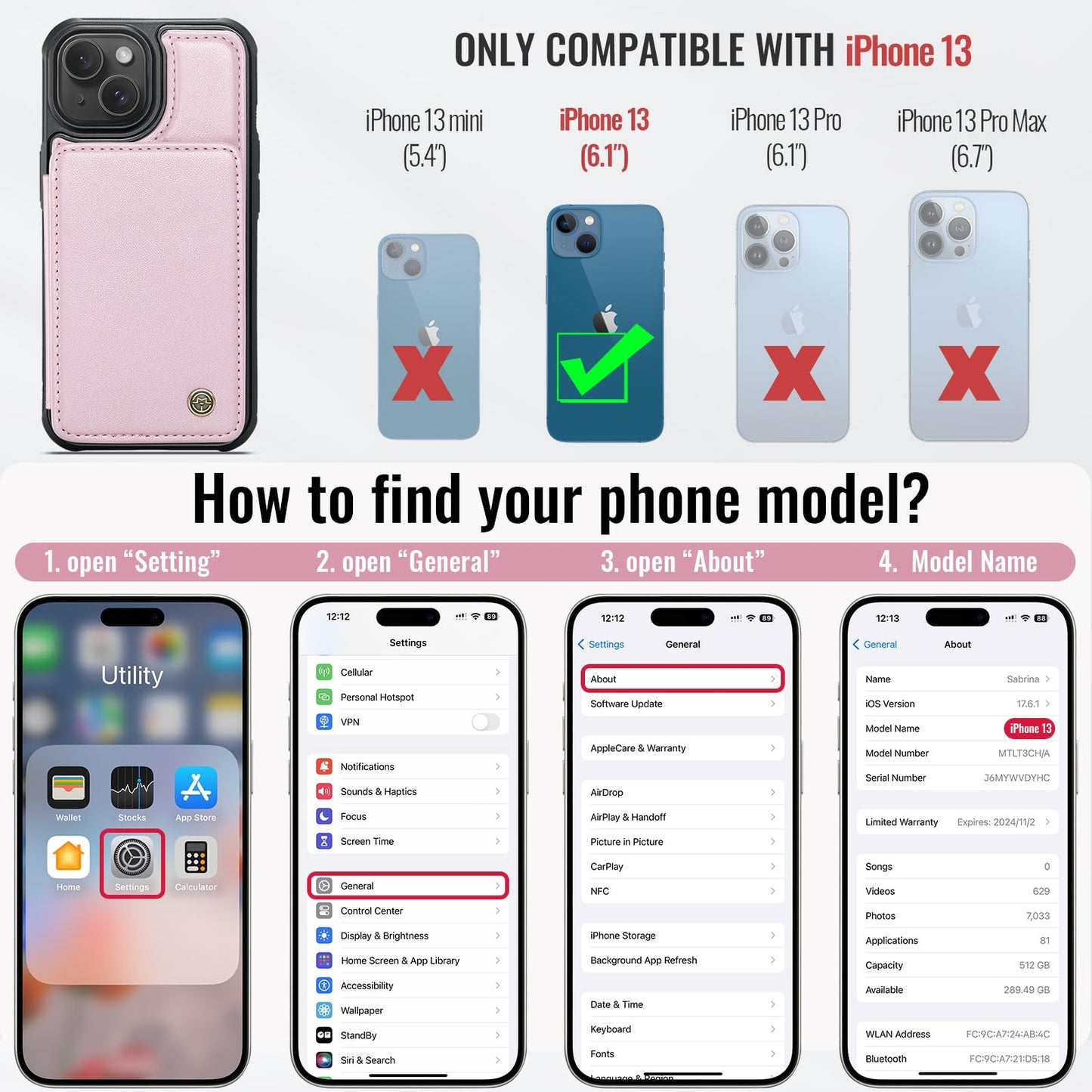 Apple iPhone 13 - Rose Gold