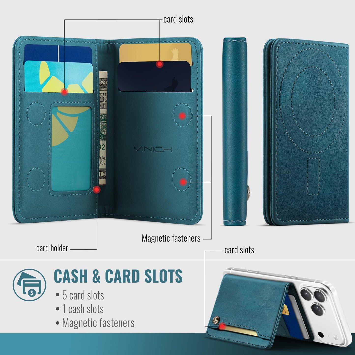 Magsafe Wallet - Vintage Green